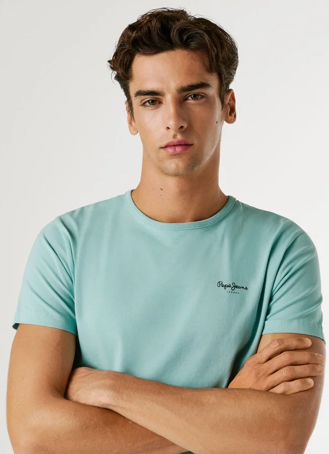 Slim Fit Logo Print T-Shirt Slim Fit Logo Print T-Shirt