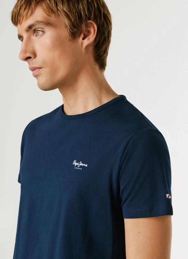 Slim Fit Logo Print T-Shirt Slim Fit Logo Print T-Shirt