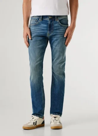Slim Fit Mid-Rise Jeans – Track