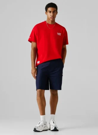 Straight Fit Cargo Bermuda