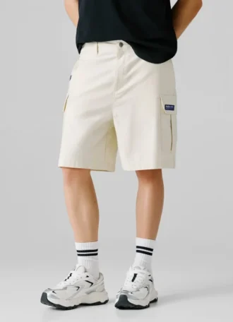 Straight Fit Cargo Bermuda