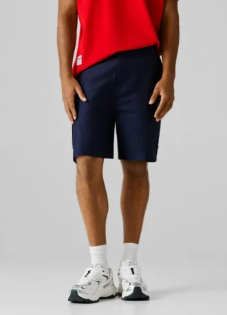 Straight Fit Cargo Bermuda