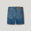 Straight Fit Denim Bermuda Shorts