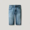 Straight Fit Denim Shorts Straight Fit Denim Shorts