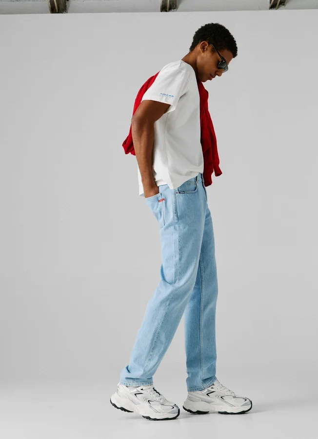 Straight Fit Mid-Rise Jeans Straight Fit Mid-Rise Jeans