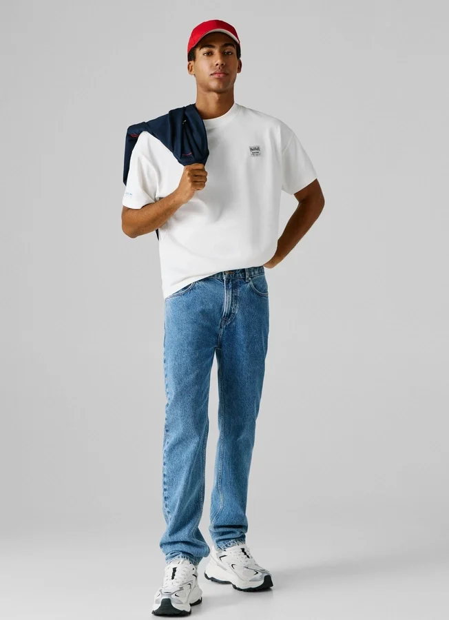 Straight Fit Mid-Rise Jeans Straight Fit Mid-Rise Jeans