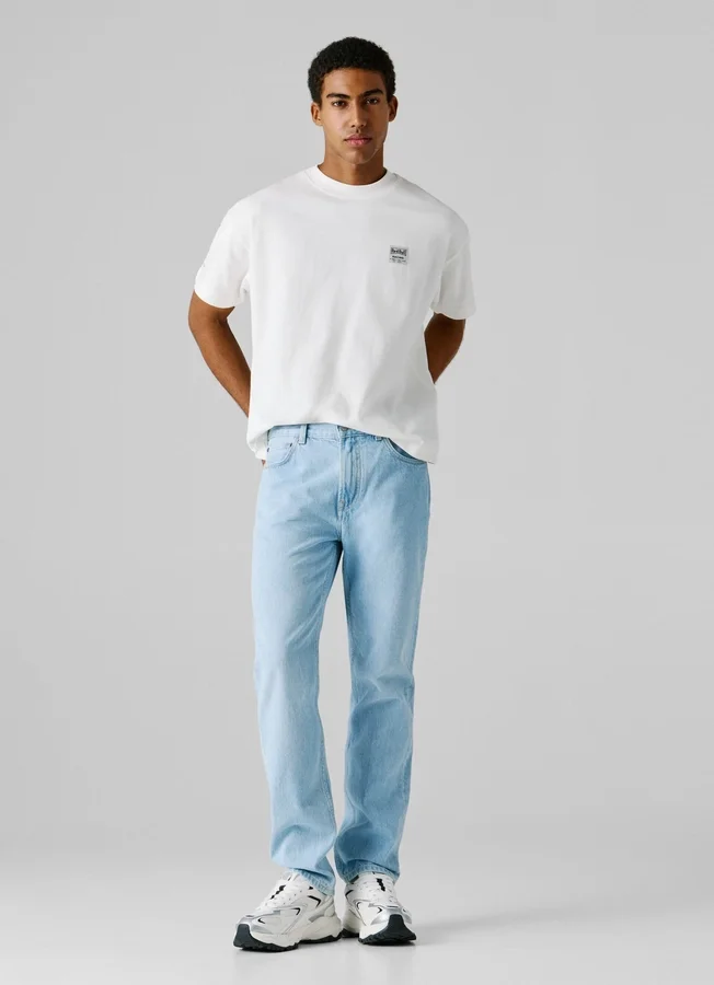 Straight Fit Mid-Rise Jeans Straight Fit Mid-Rise Jeans