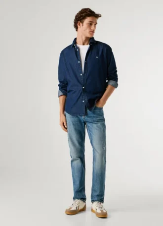 Straight Fit Mid-Rise Jeans – Byron