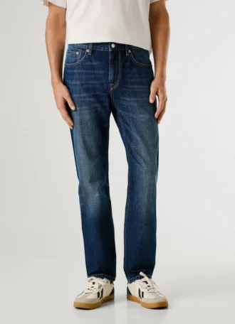 Straight Fit Mid-Rise Jeans – Byron