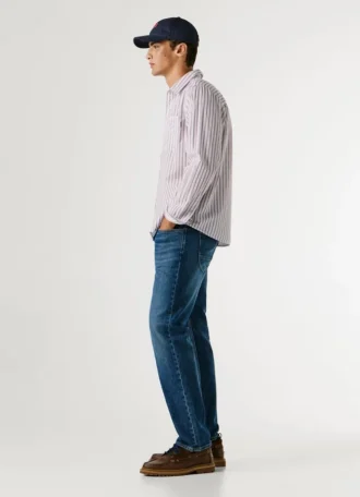 Straight Fit Mid-Rise Jeans – Cash Straight Fit Mid-Rise Jeans – Cash