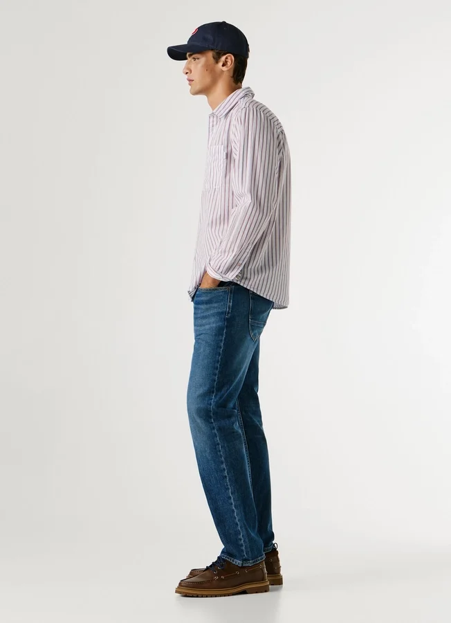 Straight Fit Mid-Rise Jeans – Cash Straight Fit Mid-Rise Jeans – Cash