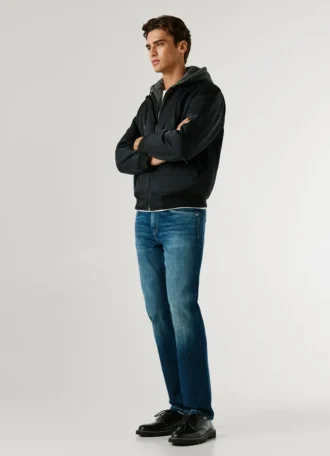 Straight Fit Mid-Rise Jeans – Cash