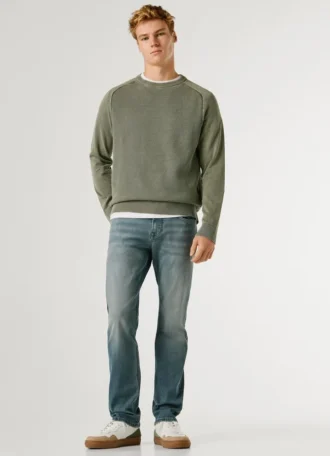 Straight Fit Mid-Rise Jeans – Cash