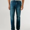 Straight Fit Mid-Rise Jeans – Cash