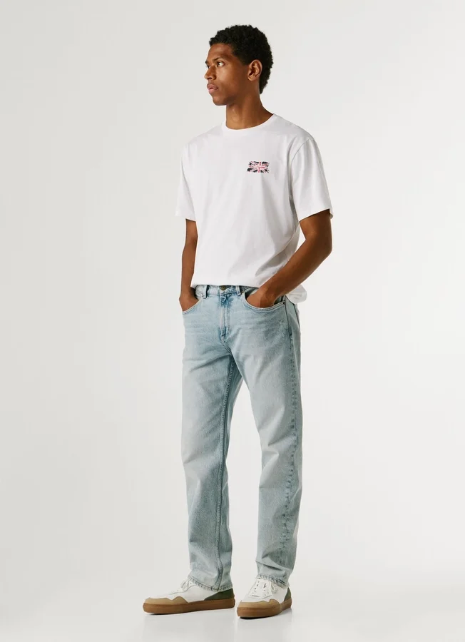 Straight Fit Mid-Rise Jeans – Cash Straight Fit Mid-Rise Jeans – Cash