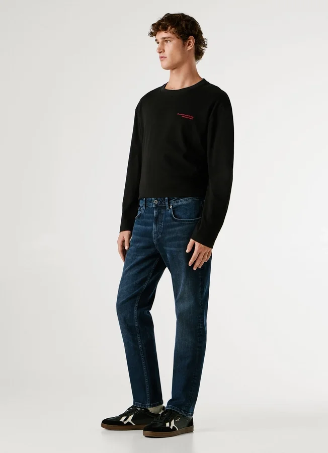 Straight Fit Mid-Rise Jeans – Cash Straight Fit Mid-Rise Jeans – Cash