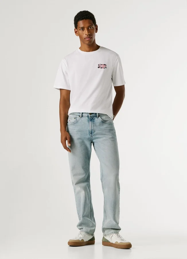 Straight Fit Mid-Rise Jeans – Cash Straight Fit Mid-Rise Jeans – Cash