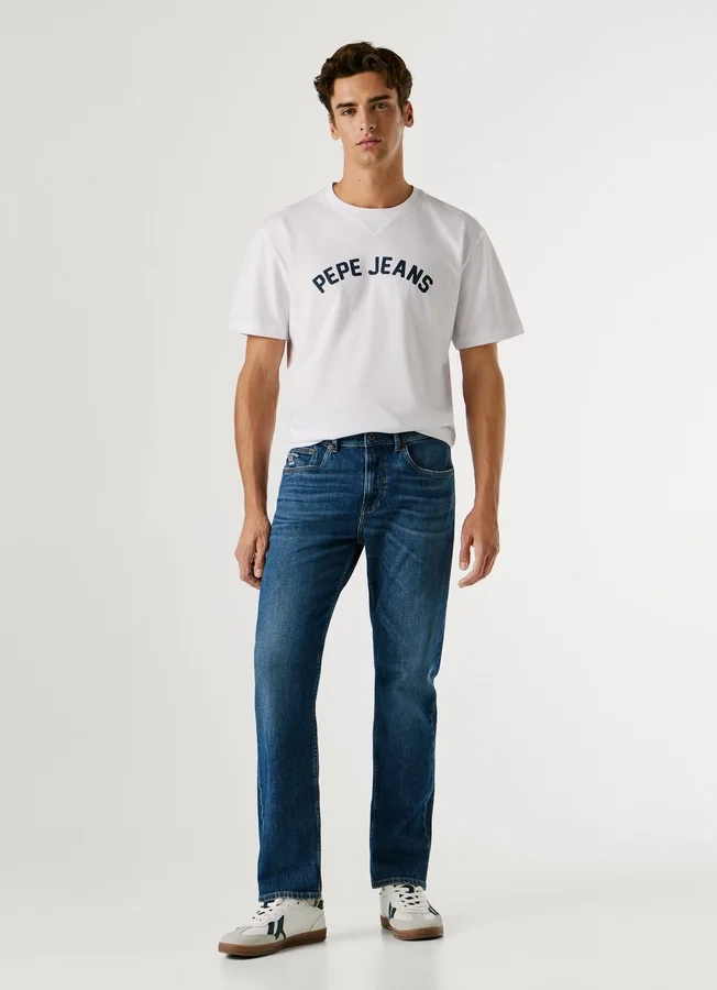 Straight Fit Mid-Rise Jeans – Cash Straight Fit Mid-Rise Jeans – Cash