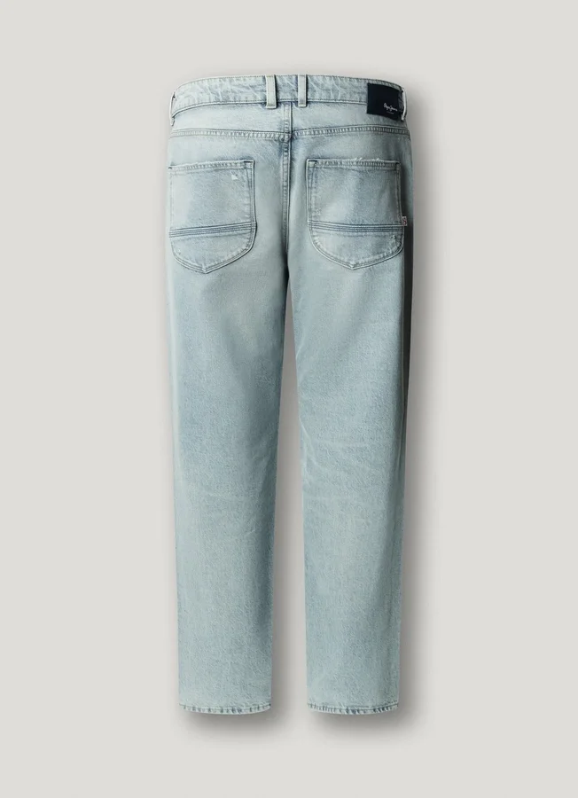 Straight Fit Mid-Rise Jeans – Cash Straight Fit Mid-Rise Jeans – Cash