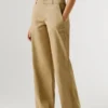 Straight Mid-Rise Trousers