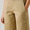 Straight Mid-Rise Trousers