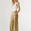 Straight Mid-Rise Trousers