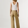 Straight Mid-Rise Trousers