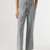 Straight Striped Trousers