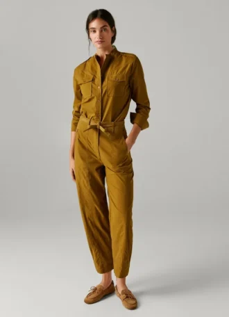 Straight Trousers with Belt