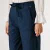 Straight Trousers with Belt