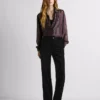 Straight Velvet Trousers