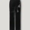 Straight Velvet Trousers