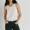Strappy T-Shirt with Studs