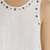 Strappy T-Shirt with Studs