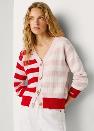 Striped Knit Cardigan