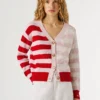 Striped Knit Cardigan
