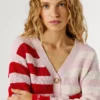 Striped Knit Cardigan