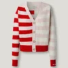 Striped Knit Cardigan
