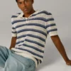 Striped Knit Polo Striped Knit Polo
