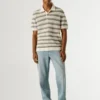 Striped Knit Polo Striped Knit Polo