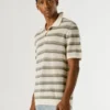 Striped Knit Polo Striped Knit Polo