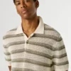 Striped Knit Polo Striped Knit Polo