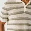 Striped Knit Polo Striped Knit Polo