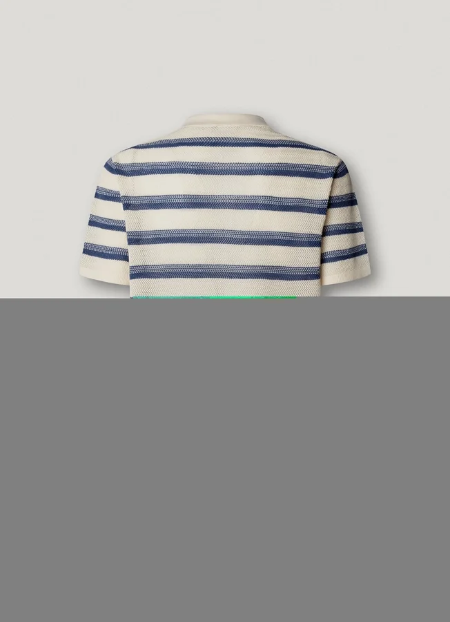 Striped Knit Polo Striped Knit Polo