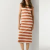 Striped Midi Dress