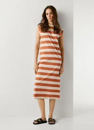 Striped Midi Dress