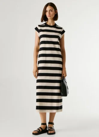 Striped Midi Dress