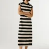 Striped Midi Dress
