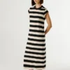 Striped Midi Dress
