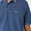 Striped Pique Polo Shirt